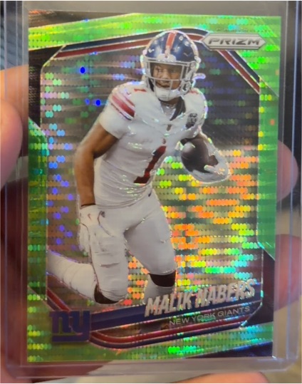 2025 Panini Prizm #206 Malik Nabers — front
