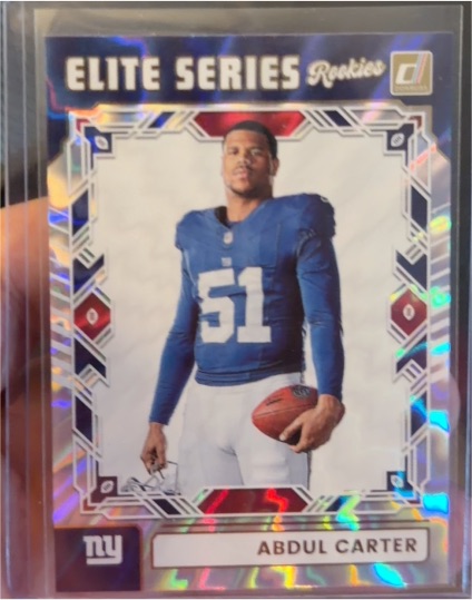 2025 Donruss Elite Series Rookies #ESR-ACR Abdul Carter — front