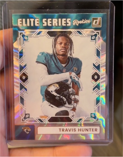 2025 Panini Donruss Elite Series Rookies #ESR-THR Travis Hunter — front