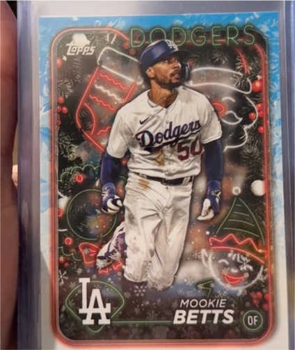 2024 Topps Holiday #H135 Mookie Betts — front
