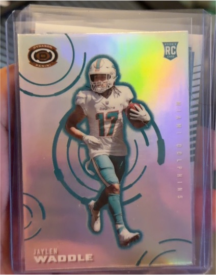 2021 Panini Chronicles Dynagon Rookies #D-10 Jaylen Waddle — front