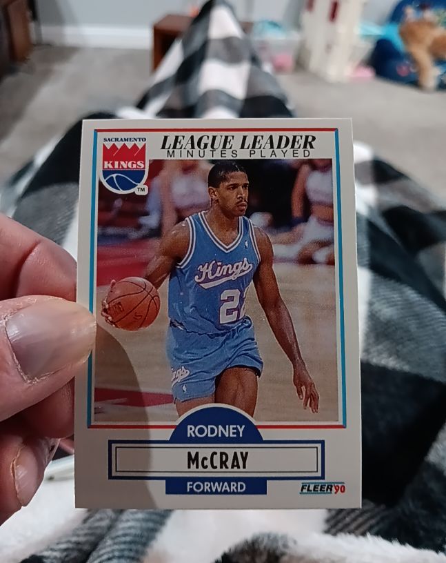 1990-91 Fleer #165 Rodney McCray — front