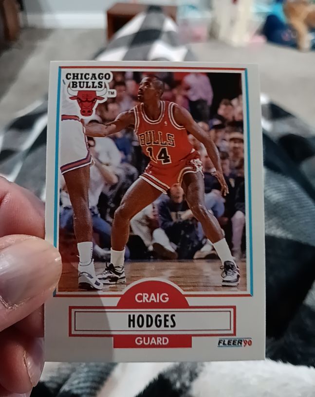 1990 Fleer #25 Craig Hodges — front