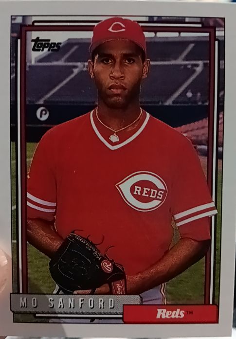 1992 Topps #674 Mo Sanford — front