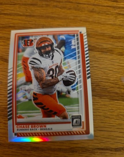 2025 Panini Donruss Optic #197 Chase Brown — front
