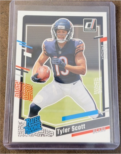2023 Donruss #315 Tyler Scott Rated Rookie Chicago Bears — front