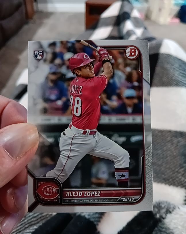 2022 Bowman #93 Alejo Lopez — front
