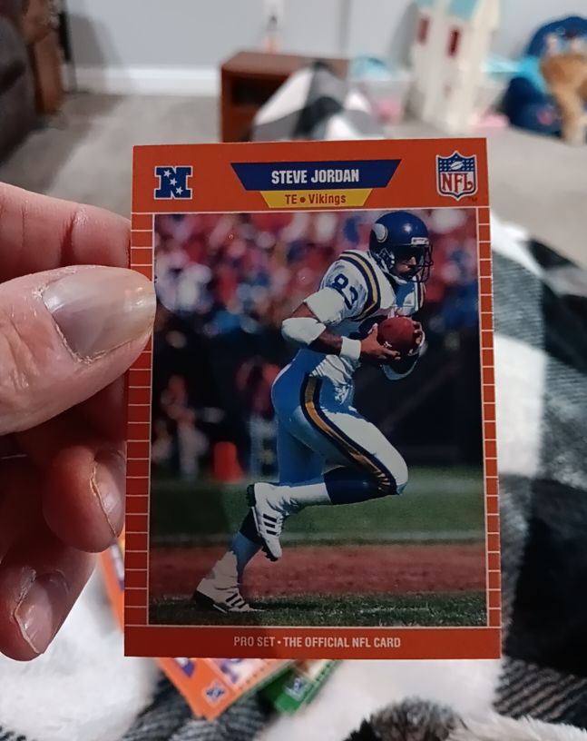 1989 Pro Set #231 Steve Jordan — front