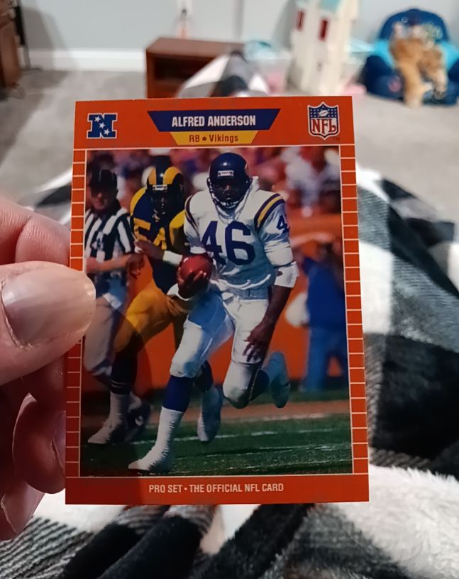 1989 Pro Set #226 Alfred Anderson — front