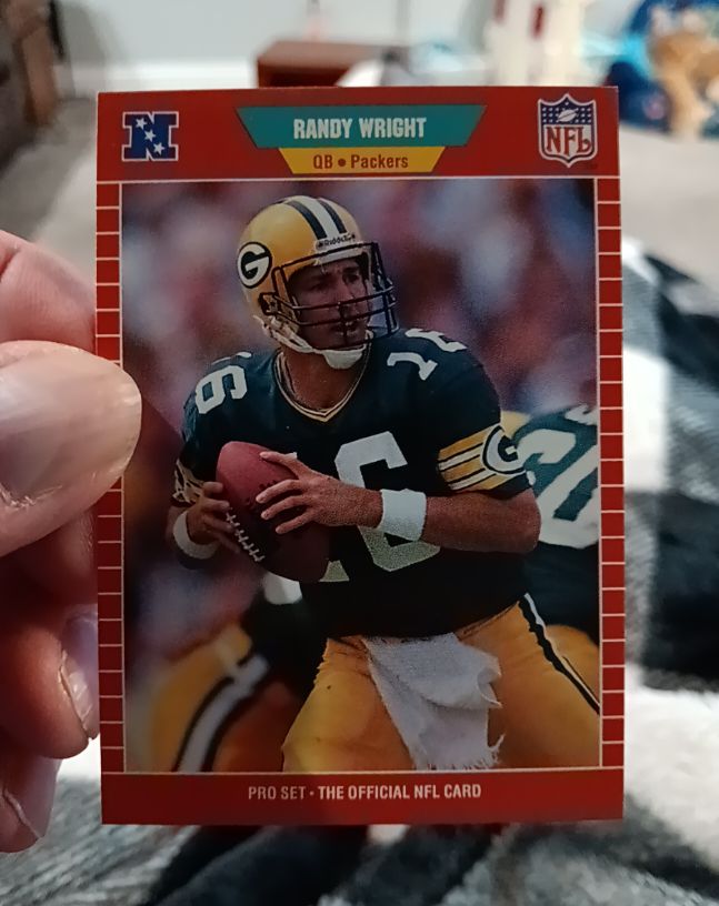 1989 Pro Set #138 Randy Wright — front