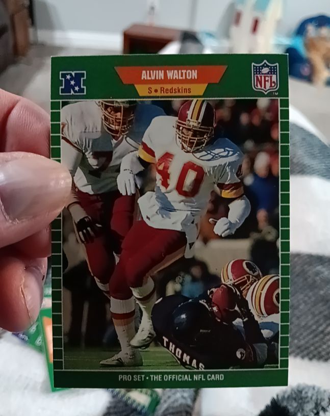 1989 Pro Set #436 Alvin Walton — front