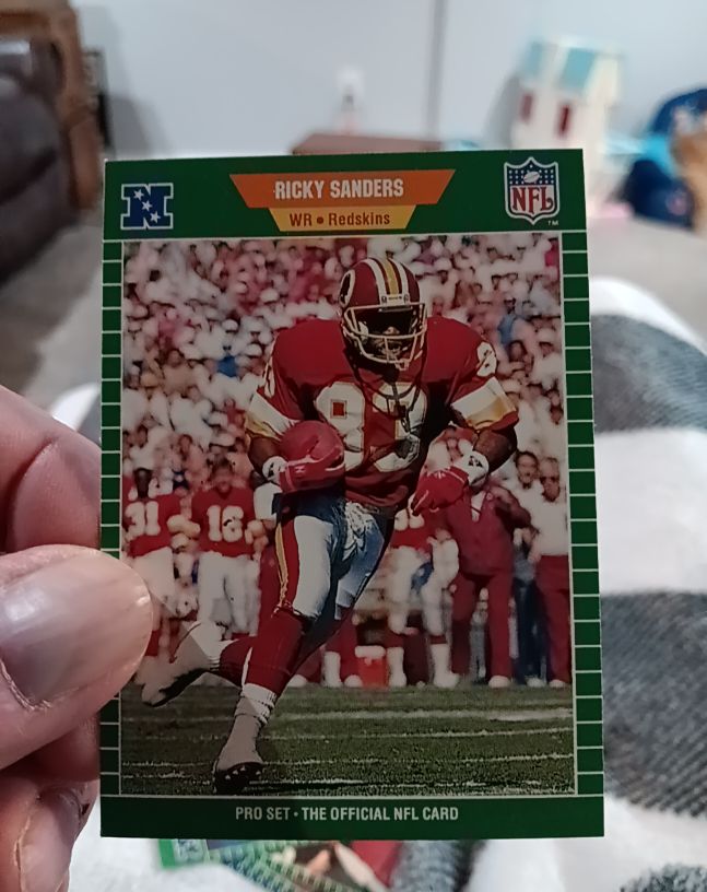 1989 Pro Set #435 Ricky Sanders — front
