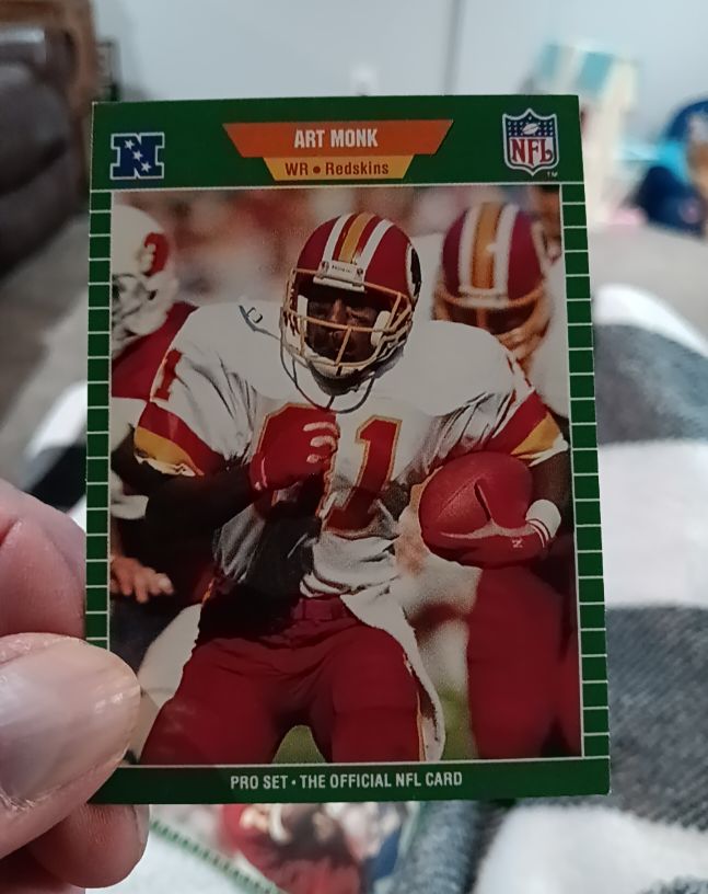 1989 Pro Set #433 Art Monk Washington Redskins — front