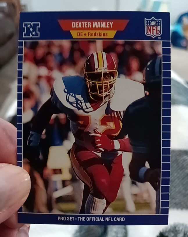 1989 Pro Set #430 Dexter Manley — front