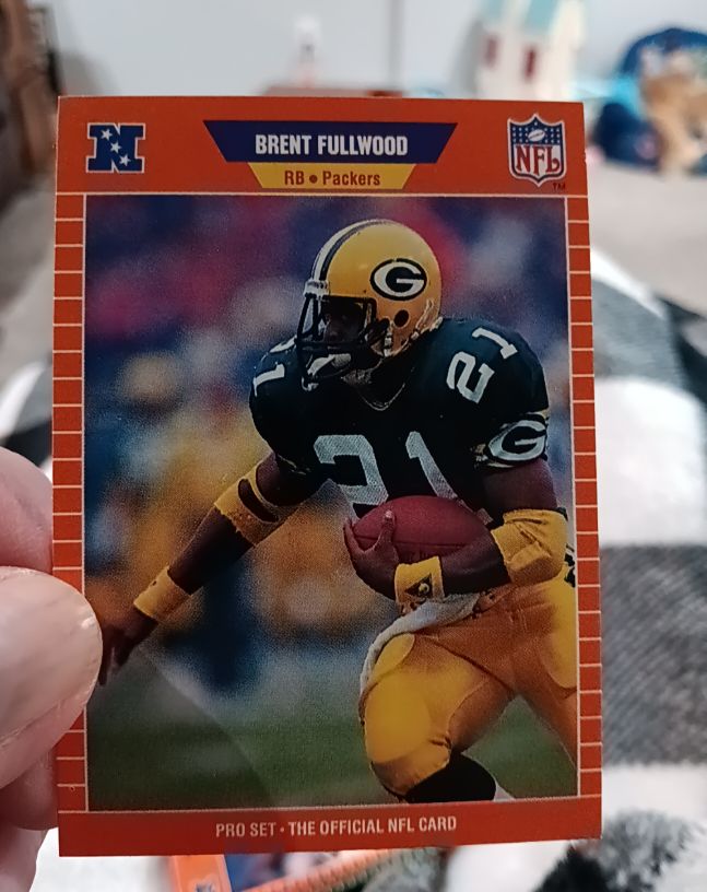 1989 Pro Set #129 Brent Fullwood — front