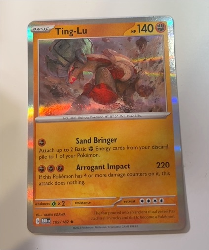 2023 Pokémon SV04: Paradox Rift #109 Ting-Lu — front