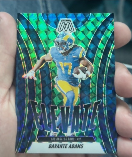 2025 Panini Mosaic Elevate #17 Davante Adams — front