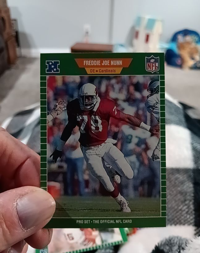 1989 Pro Set #336 Freddie Joe Nunn — front