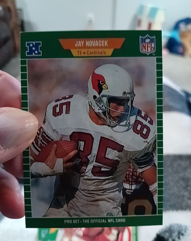 1989 Pro Set #335 Jay Novacek — front