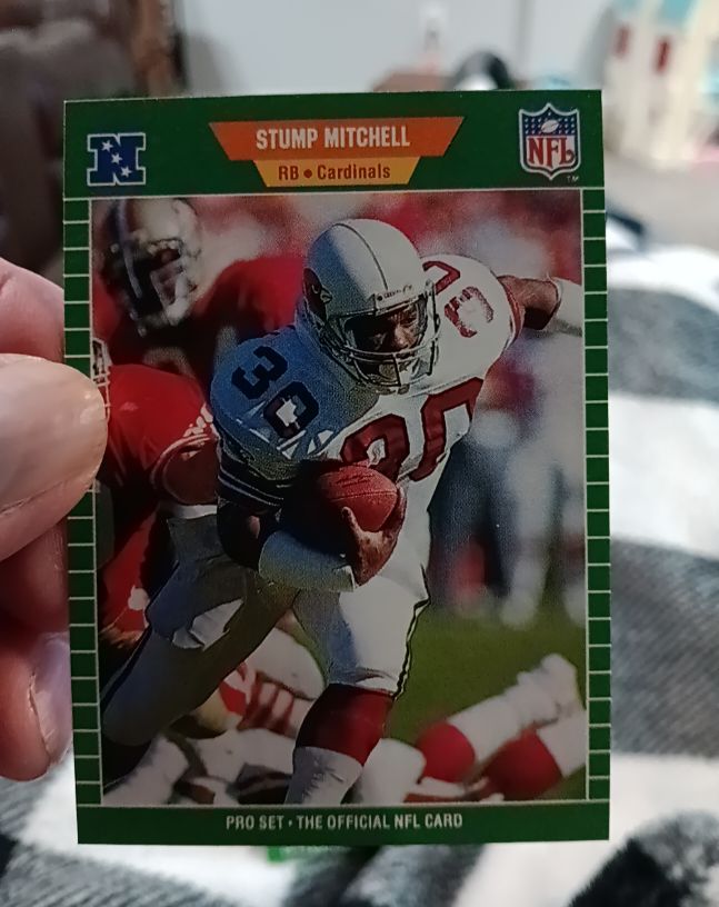 1989 Pro Set #333 Stump Mitchell — front