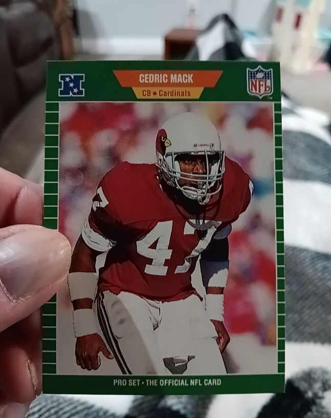1989 Pro Set #332 Cedric Mack — front