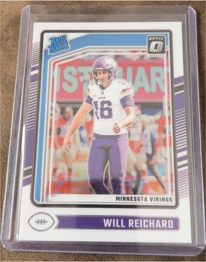 2024 Panini Donruss Optic #297 Will Reichard — front