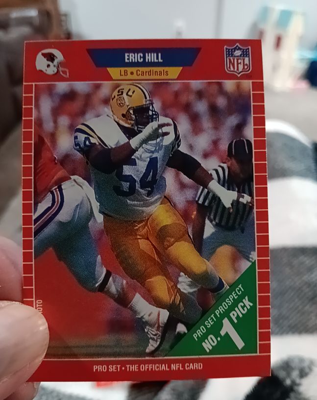 1989 Pro Set #507 Eric Hill — front