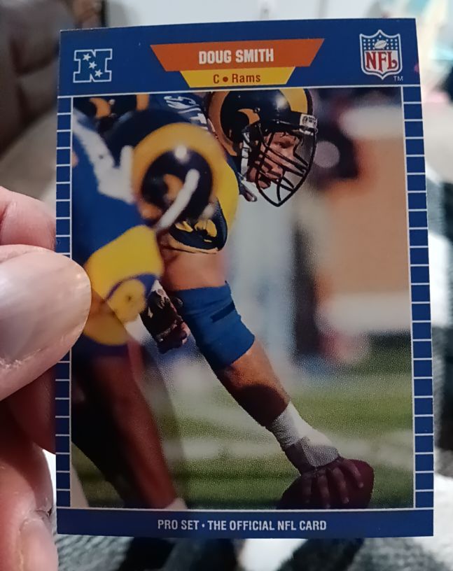 1989 Pro Set #208 Doug Smith Los Angeles Rams — front