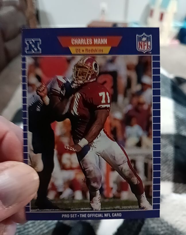 1989 Pro Set #429 Charles Mann — front