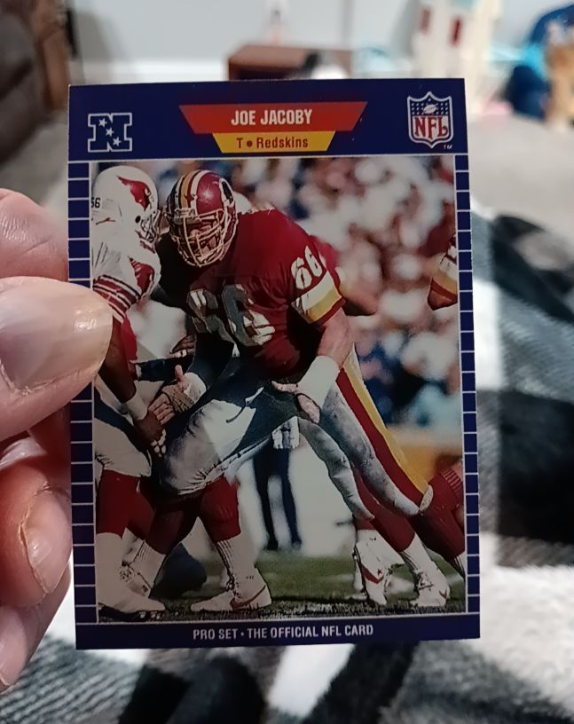 1989 Pro Set #427 Joe Jacoby — front