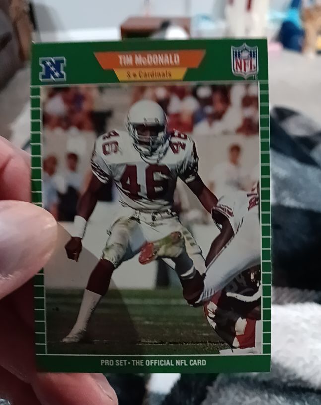 1989 Pro Set #329 Tim McDonald — front