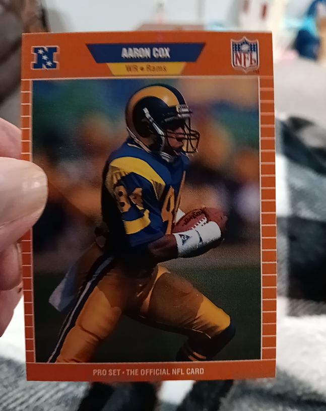 1989 Pro Set #197 Aaron Cox — front