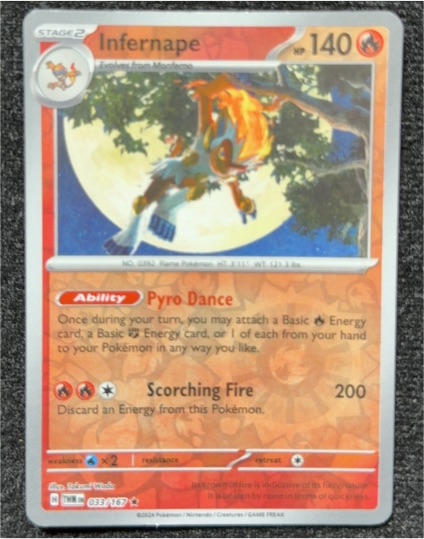 2024 Pokémon SV06: Twilight Masquerade #33 Infernape — front