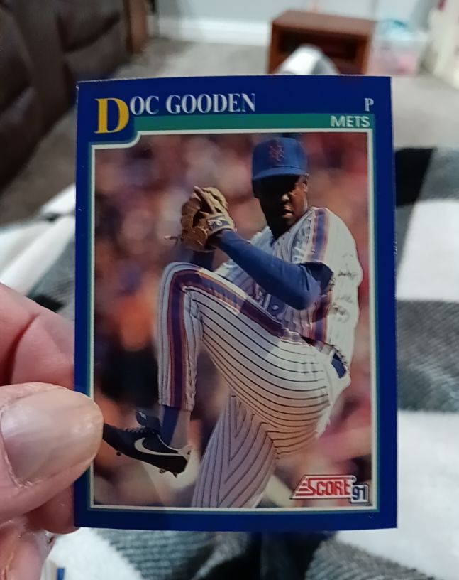 1991 Score #540 Doc Gooden — front
