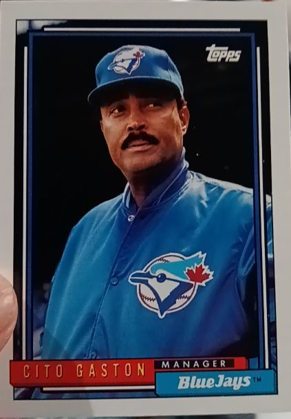 1992 Topps #699 Cito Gaston — front