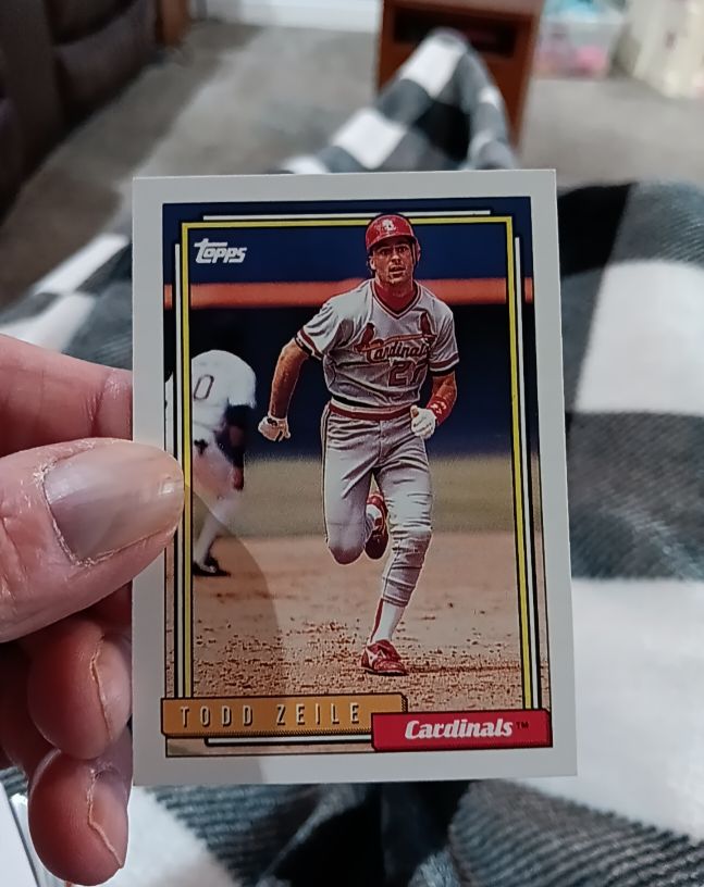 1992 Topps #275 Todd Zeile St. Louis Cardinals — front