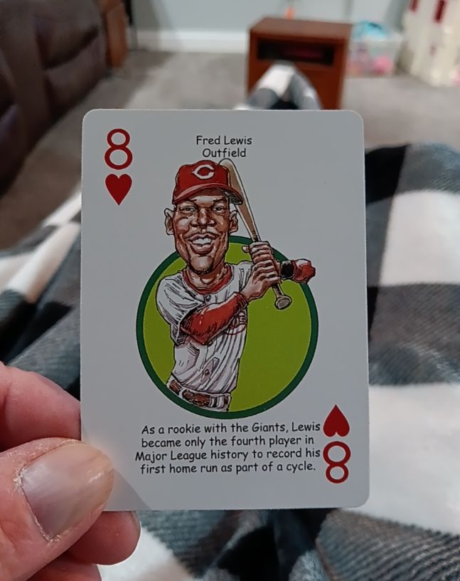 2011 Hero Decks Cincinnati Reds #8 Fred Lewis — front
