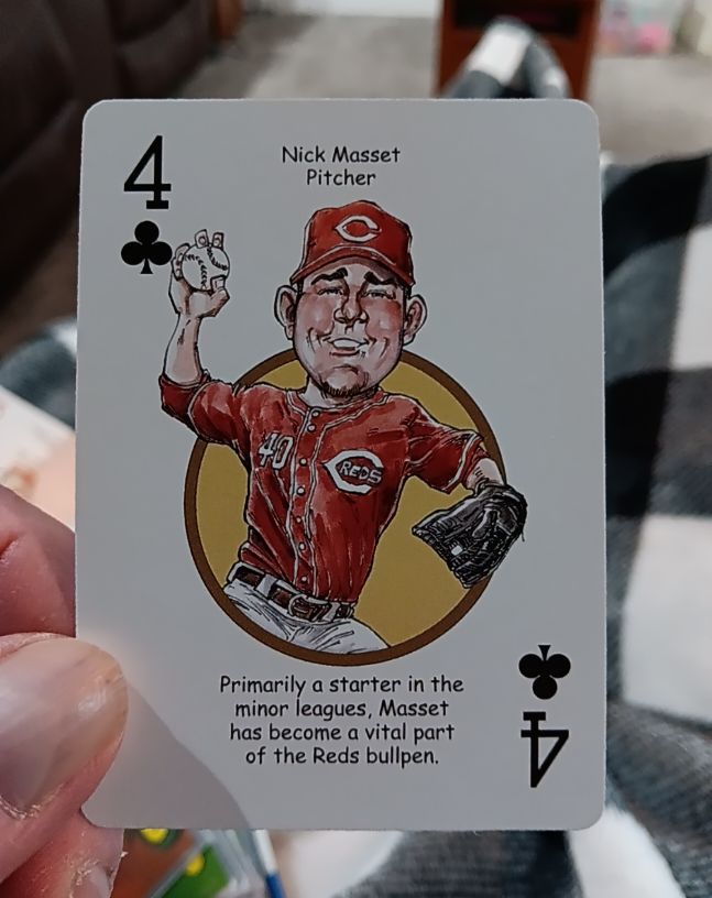 2011 Hero Decks Cincinnati Reds #4 Nick Masset — front