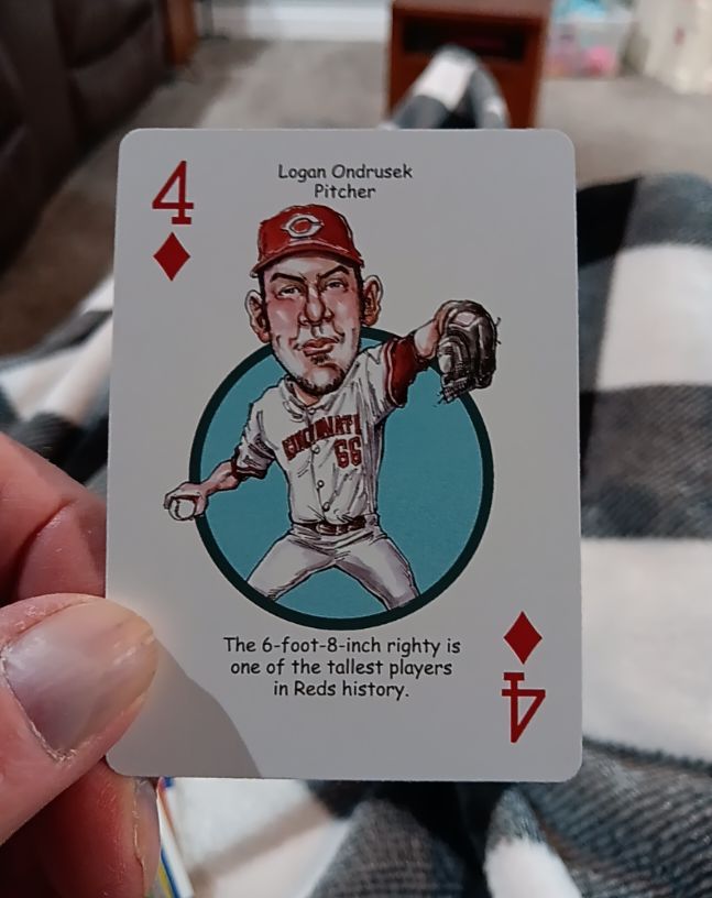 2011 Walgreens Reds Hero Decks #4 Logan Ondrusek — front