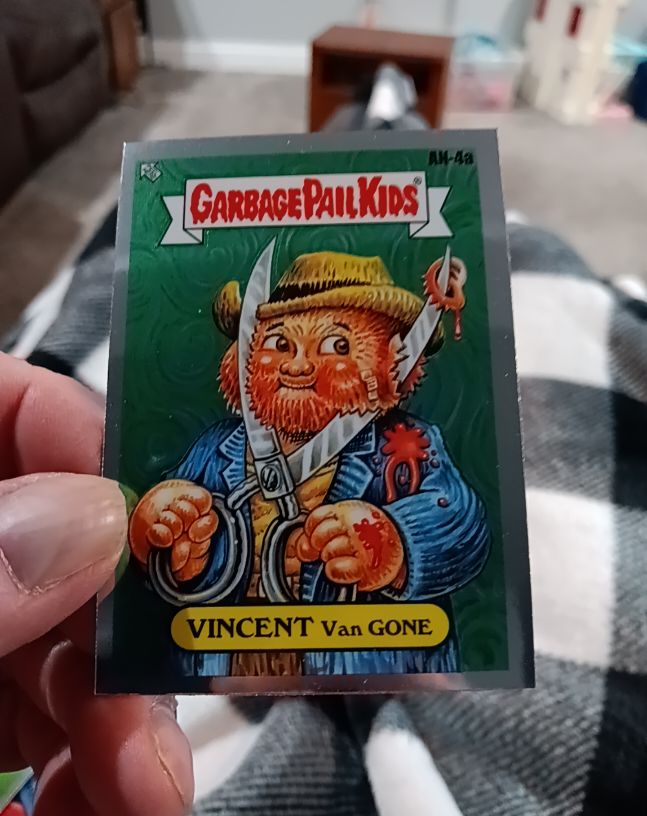 2024 Topps Chrome Garbage Pail Kids #AN-4a Vincent Van Gone — front