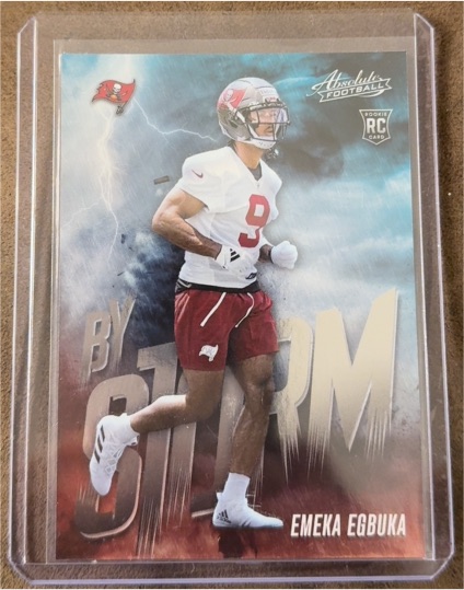 2025 Panini Absolute By Storm #4 Emeka Egbuka — front