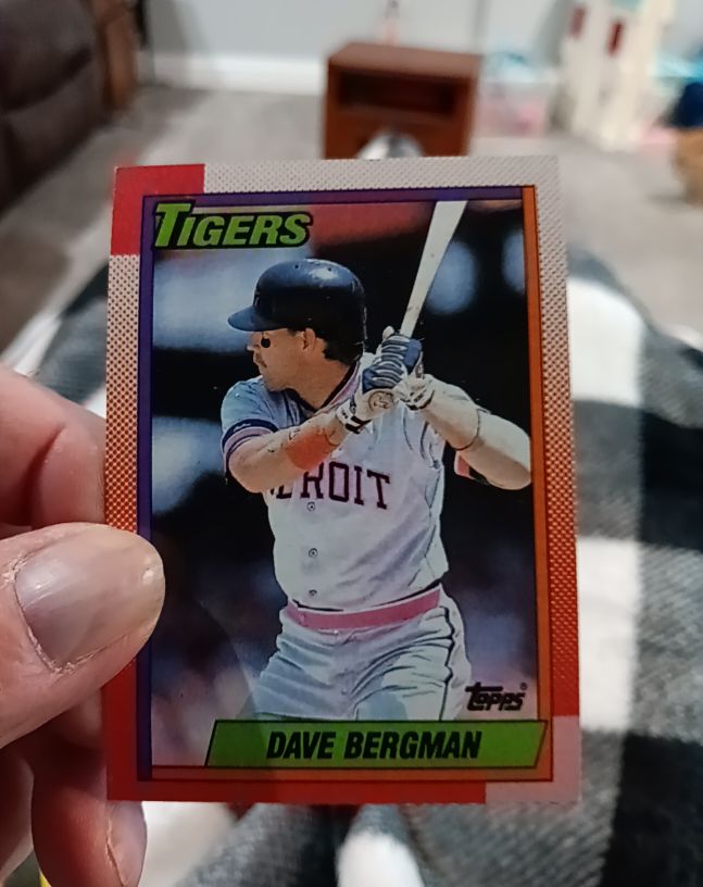 1990 Topps #77 Dave Bergman — front
