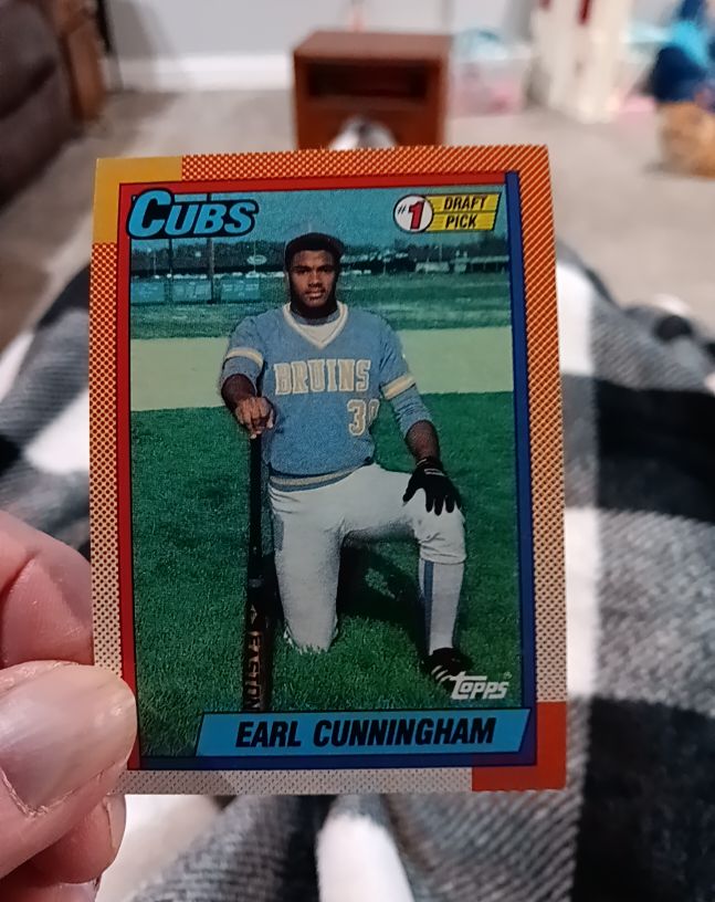 1990 Topps #134 Earl Cunningham — front