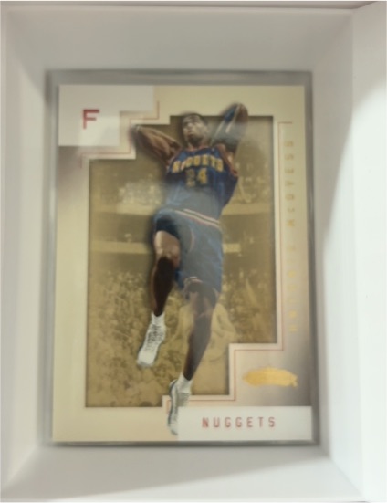 2001-02 Fleer Showcase Basketball Antonio McDyess Denver Nuggets #66 — front