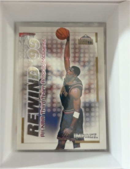 1999-00 SkyBox Impact Rewind '99 #26 RN Antonio McDyess — front