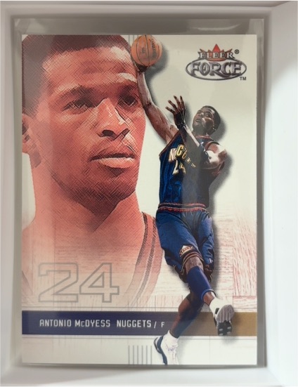 2001-02 Fleer Force #9 Antonio McDyess — front