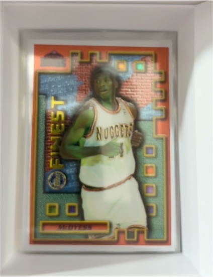 1995-96 Topps Finest #M44 Antonio McDyess — front