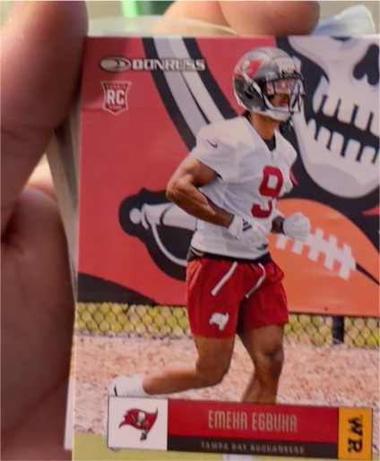2025 Donruss #RO5-EKU Emeka Egbuka Rookie Card — front