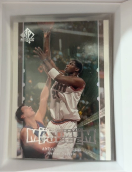 1999-00 SP Authentic Maximum Force #M15 Antonio McDyess — front
