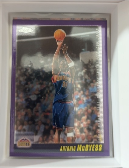2000-01 Topps Chrome #127 Antonio McDyess — front